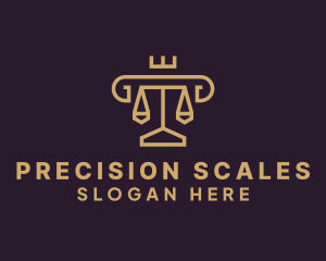 Deluxe Attorney Scale  logo design