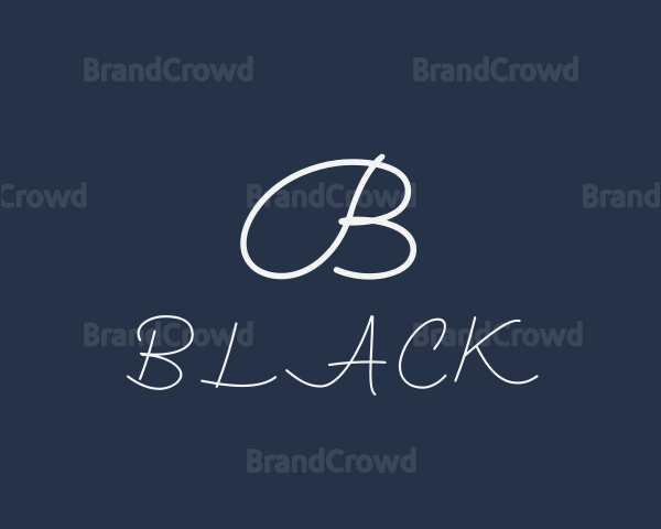 Generic Cursive Handwritten Logo