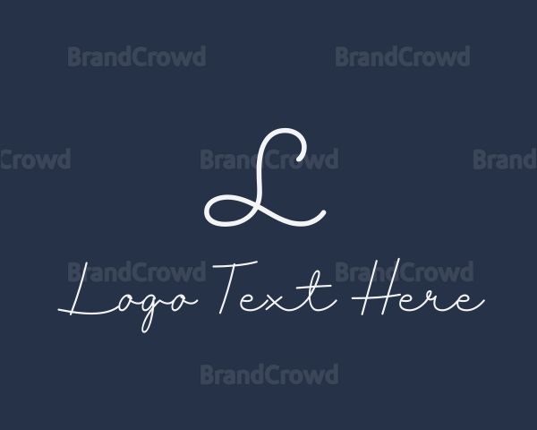 Generic Cursive Handwritten Logo