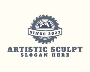 Wood Planer Saw logo design