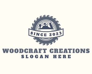 Wood Planer Saw logo design