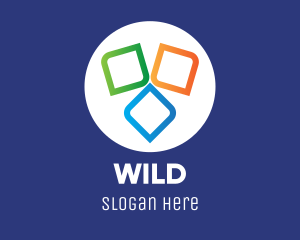 Marketing - Multicolor Tech Software logo design