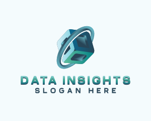 Data Cube Software logo design