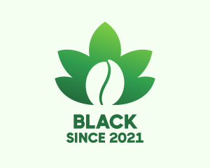Cannabis Coffee Bean  logo design