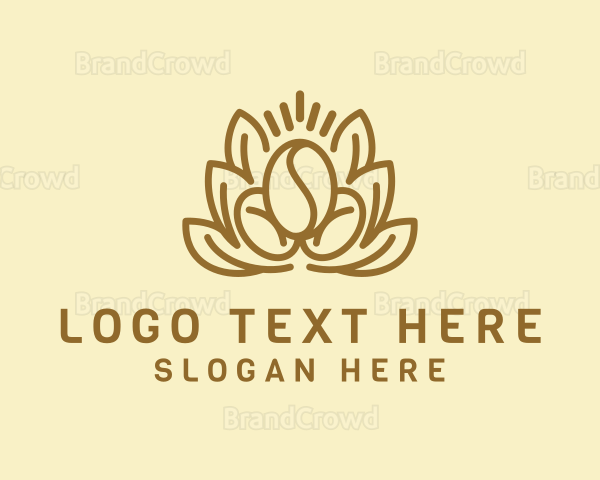 Organic Coffee Bean Logo