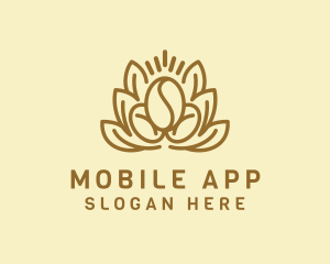 Organic Coffee Bean Logo