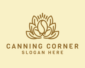 Organic Coffee Bean logo design