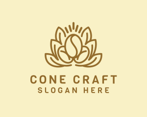 Organic Coffee Bean logo design