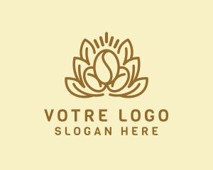 Branch - Organic Coffee Bean logo design