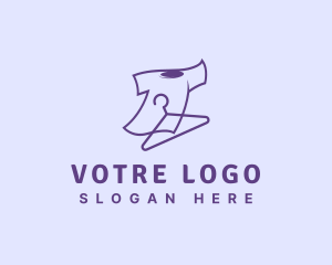 Laundry - Shirt Hanger Clothing logo design