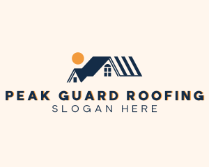 Residential Roof Housing  logo design