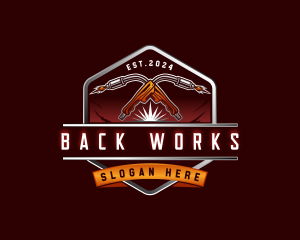 Welding Torch Fabrication logo design