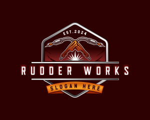 Welding Torch Fabrication logo design