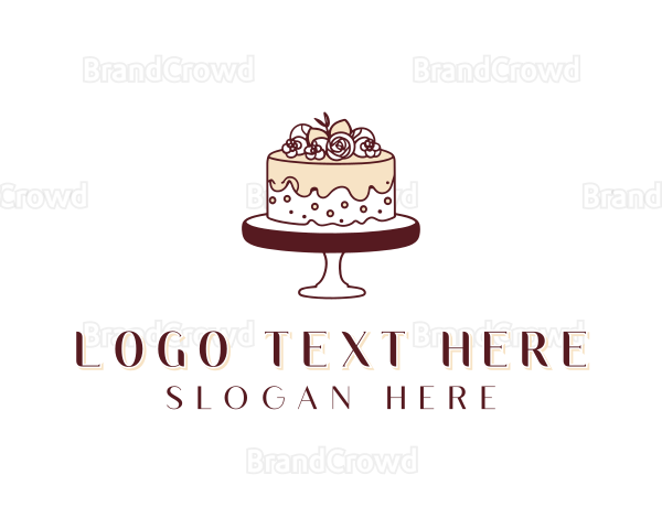 Dessert Pastry Cake Logo