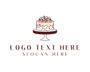 Dessert Pastry Cake Logo