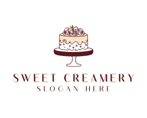 Dessert Pastry Cake logo design