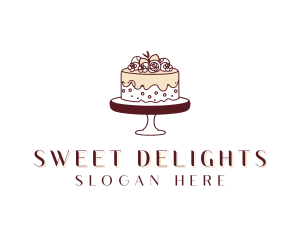 Dessert Pastry Cake logo design