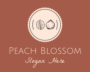 Autumn Chestnut Leaf logo design