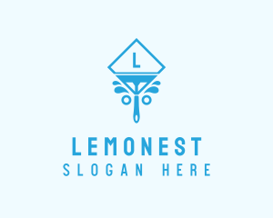 Lettermark - Clean Squeegee Housekeeper logo design