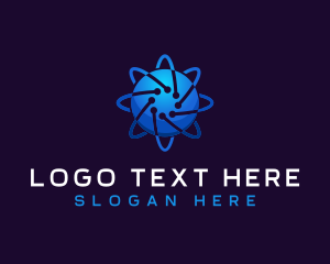 Online - Global Communication Technology logo design