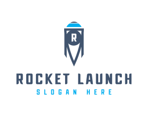Rocket - Rocket Missile Spacecraft logo design