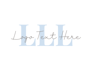 Handwriting - Stylish Cursive Fashion logo design