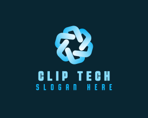 Tech Pattern Cyberspace logo design