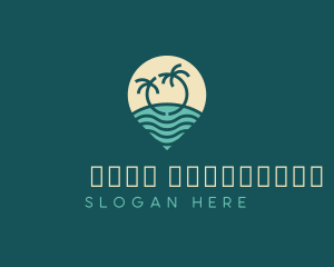 Beach Resort Vacation Logo