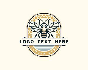 Animal - Hexagon Bee Insect logo design