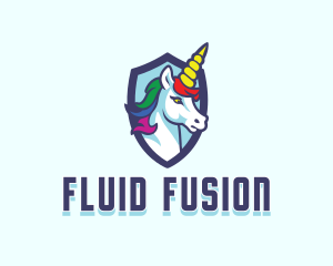 Unicorn Mythical Gaming  logo design