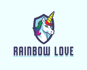 Unicorn Mythical Gaming  logo design