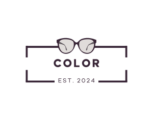Optics - Eyeglass Shades Accessory logo design