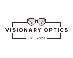 Optometry - Eyeglass Shades Accessory logo design