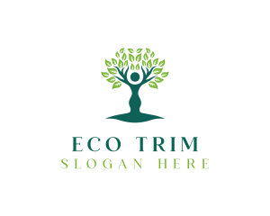 Human Tree Eco logo design