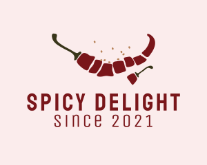 Spicy - Spicy Pepper Ingredient logo design