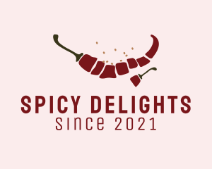 Spicy - Spicy Pepper Ingredient logo design