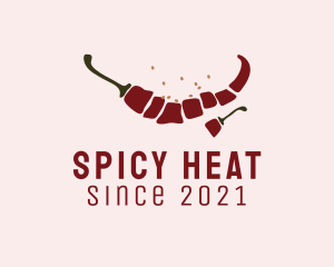 Chilli - Spicy Pepper Ingredient logo design