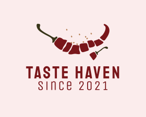 Spicy Pepper Ingredient logo design