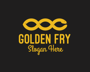 Golden Snake Chain logo design