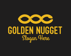 Golden Snake Chain logo design