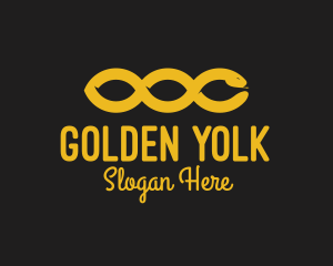 Golden Snake Chain logo design