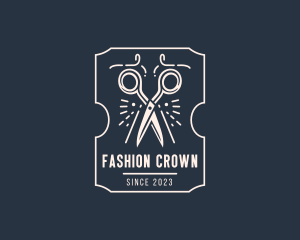 Fashion Tailoring Scissors logo design