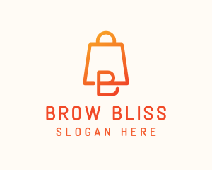 Bag Shopping Letter B logo design