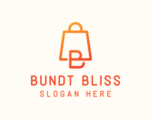 Bag Shopping Letter B logo design