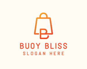 Bag Shopping Letter B logo design