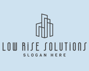 City High Rise Property Realtor logo design