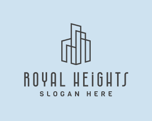 City High Rise Property Realtor logo design