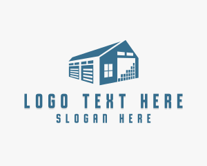 Facility - Industrial Logistics Factory logo design