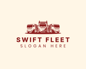 Fleet - Truck Fleet Logistics logo design