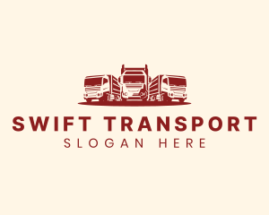 Truck Fleet Logistics logo design